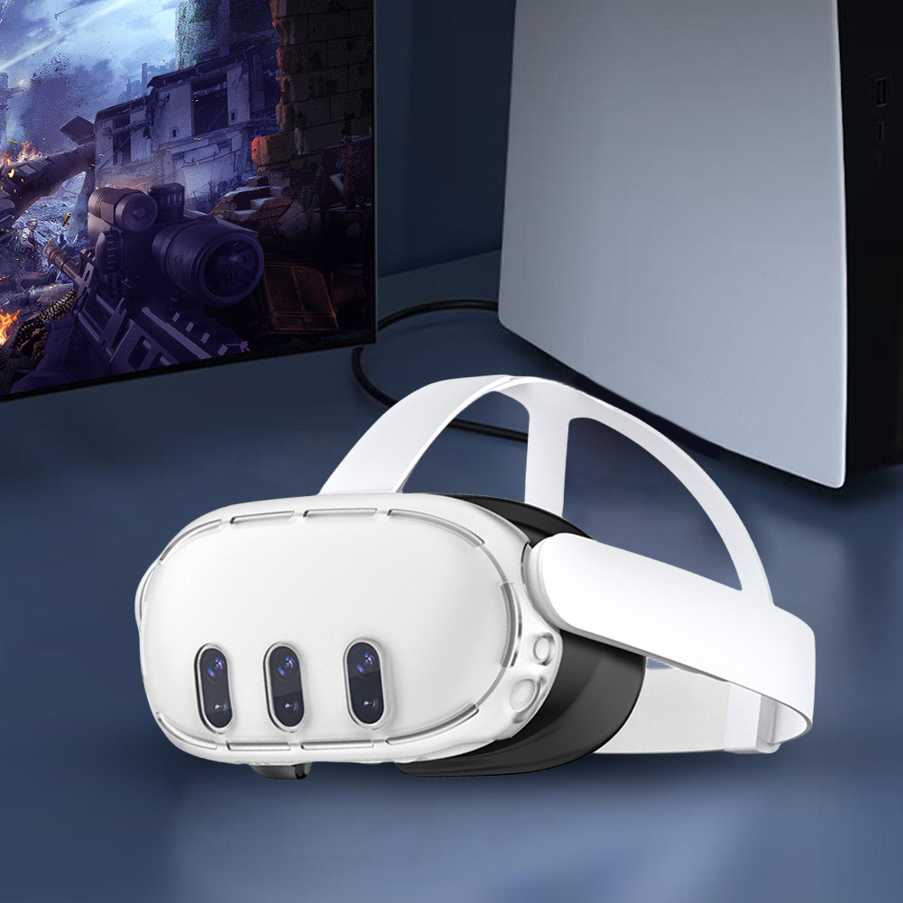 透明VRヘッドセット保護カバー、傷防止PC製フロントカバー、 - Vr Headset Pc のレビューと価格