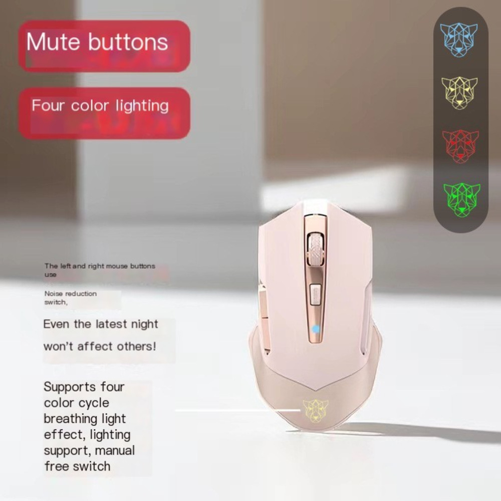 ピンクのワイヤレスマウス,タイプC充電,サイレントゲーミング - Pc Gaming Pink のレビューと価格