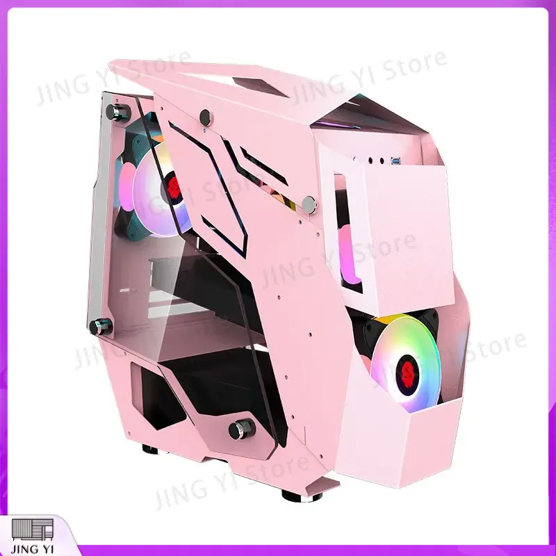 ミニ ITX ゲーミング PC ケース ATX マイクロタワ - Pc Gaming Pink のレビューと価格