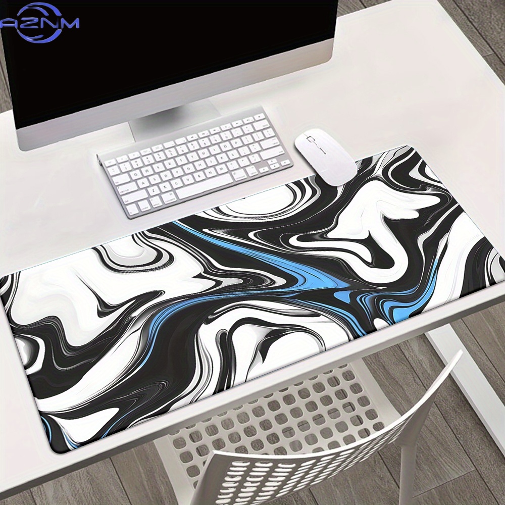 1個入り シンプルでクールな青黒白の流れるような液体、キーボ - Pc Gaming Liquid のレビューと価格
